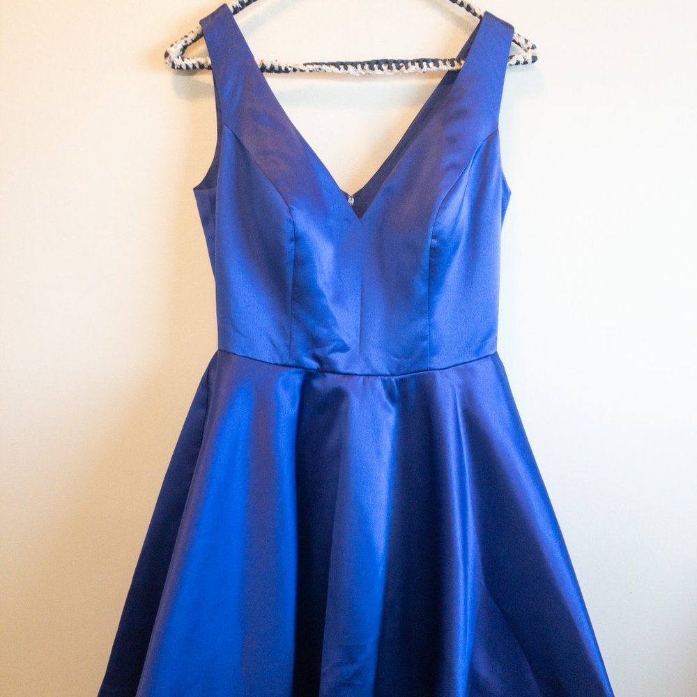 Stunning, Classy Royal Blue Cocktail Dress